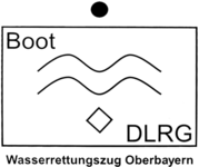 Taktisches Zeichen Boot der DLRG