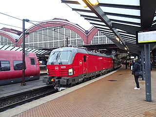 DSB EB 3239 at Copenhagen Central Station.