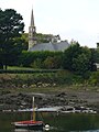 L'église vue de l'Aber-Ildut.