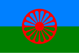 De vlag van de Roma