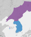 Image 2Balhae in the north, Later Silla in the south (from History of Asia)