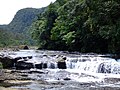 Kampire-no-taki: A section of the Kampire waterfall on the Urauchi River