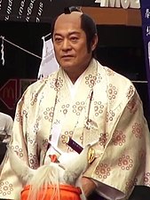 Ken Matsudaira au matsuri du Hikawa-jinja d'Akasaka en 2016.