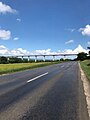 Kőröshegyi-Talbrücke von Kereki aus gesehen