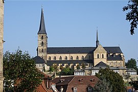 Kloster Michaelsberg von St. Jakob aus gesehen