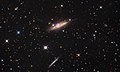 NGC 7241 par Adam Block (Observatoire du mont Lemmon/Université de l'Arizona). La galaxie vue par la tranche, en bas, est UGC 11964.
