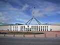 Az ausztrál parlament épülete Canberrában.