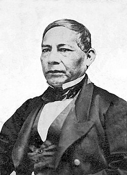 Benito Juárez vuonna 1872.