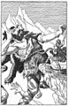 Thor vecht met de ijsreuzen, Asgard Stories: Tales from Norse Mythology, 1901