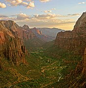 Zion angels landing view