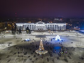 Kulttuuritalo (kulttuuripalatsi) Myrunaukiolla.