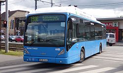 193E busz a Szarvas csárda térnél