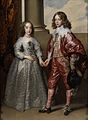 Willem II, Pangeran Oranye, dan Mempelai Wanitanya, Mary Stuart (1641) oleh Anthonie van Dyck