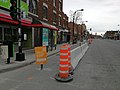 Corridor sanitaire dans le quartier Villeray à Montréal