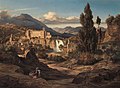 Ernst Fries: Wasserfälle des Liris bei Isola del Liri (1830) - Neue Pinakothek, Monaco di Baviera