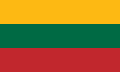 Flaga Litwy (od 2004 r.), proporcje 3:5