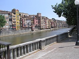 Onyar, flytande genom centrala Girona.