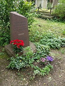 Das Grab Alexander Litwinenkos, London Highgate-Friedhof 2017