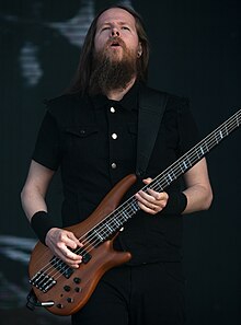 Koskinen with Nightwish at Hellfest in 2022