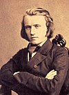 A fiatal Johannes Brahms 1853-ban