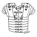 Lorica segmentata del tipo Corbridge B[18]