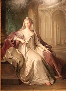 Ana Enriqueta representada como virgen vestal por Jean-Marc Nattier, 1749 aprox.