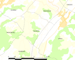 Blandin - Localizazion