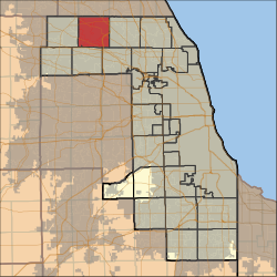 Location in Cook County