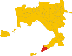 Lokasi Massa Lubrense di Provinsi Napoli