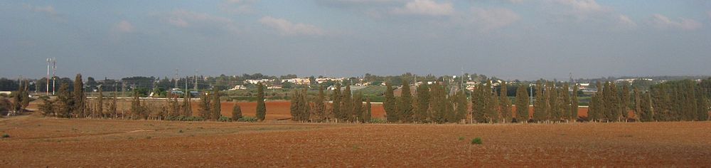 פרדסיה משמאל וצור משה מכיוון יער אילנות