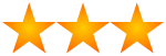Logo représentant 3 étoiles or