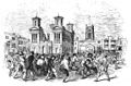 Straßensportler, London 1846