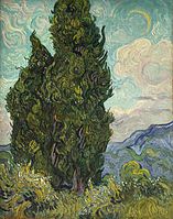 Vincent van Gogh "Küpressid" (1889)