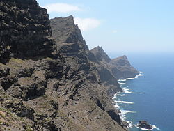 Tratto della costa occidentale di Gran Canaria