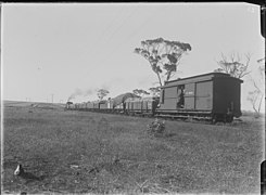 graantrein te Wubin in 1922