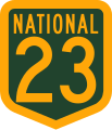 National highway marker