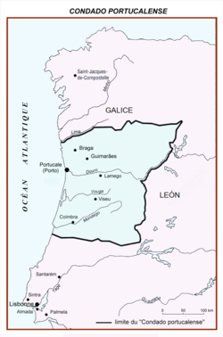 ポルトガルの位置