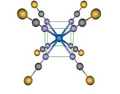 El complejo [U(CNS)8]4- presenta una clara geometría cúbica.