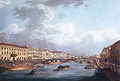 View of the Fontanka River in Saint Petersburg, 1820s