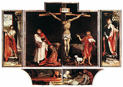 część: Isenheim Altarpiece, closed‎ 