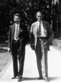 H. P. Lovecraft with Frank Belknap Long in Brooklyn