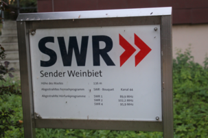 Informationstafel des SWR