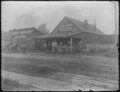 James Clyde's Blacksmith and Farrier Shop (right) and Farm Implement Sales Shop (left), [between 1895 and 1910]