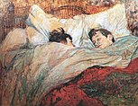 In bed, Toulouse-Lautrec