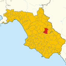 Localisation de Corleto Monforte