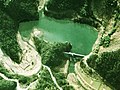 五瀬ノ湖 国土交通省 国土地理院 地図・空中写真閲覧サービスの空中写真を基に作成（1974年度撮影）