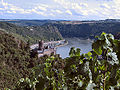 View from Patersberg, in the background a part of the Upper Middle Rhine Valley