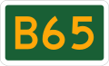 Alphanumeric route marker