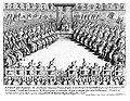 Diet (Seym) session (two chambers together) at the Royal Castle in Warsaw, 1622