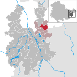 Läget för kommunen Rückersdorf i Landkreis Greiz